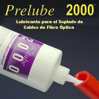 Polywater® Prelube 2000® reduce la friccin de arrastre durante la instalacin mediante soplado del cable en los conductos de planta externa. Esto aumenta la longitud de cable que puede soplarse en una sola tirada. Prelube 2000® fue diseado y probado en mquinas para esta funcin especfica de soplado de cable, y ha sido probado en el soplando de miles de kilmetros de cable en ms de 20 pases.